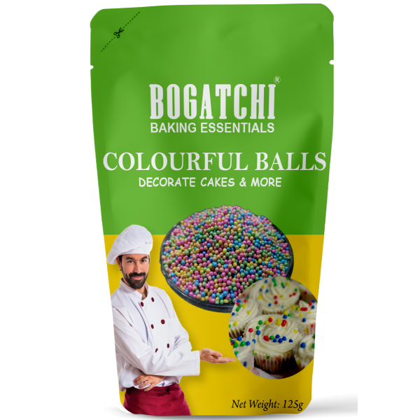 BOGATCHI Colorful Balls for Cake Decoration